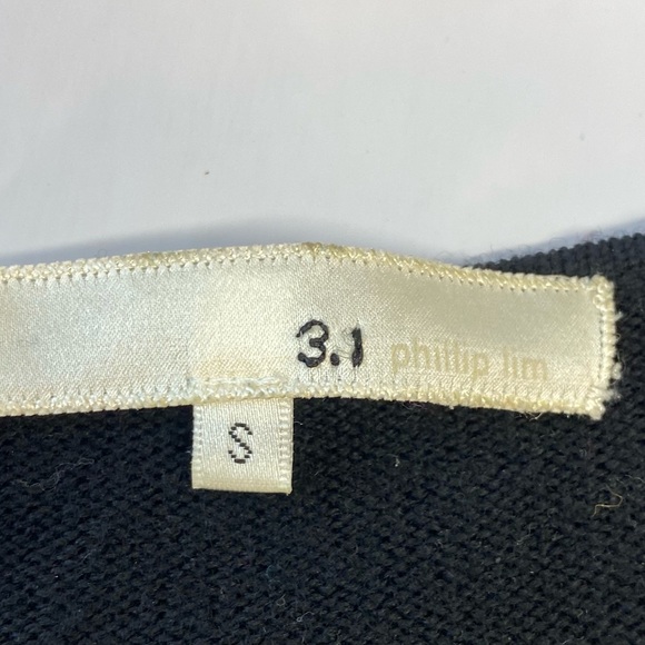 3.1 Phillip Lim Gray & Black Striped 100% Merino Wool Dress Size Small - Picture 13 of 16